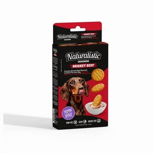 Galletas Naturalistic Crackers Brisket Beef Perro 200Gr
