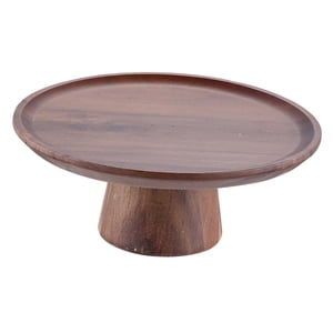 Bothyi - Soporte De Pastel De Madera Plato De Exhibición De Postre Bandeja De Servicio Para Tartas De Mesa Boda L