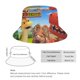 thumbnail image 2 of Escuela de Pequeños Dinos Sombrero bucket para adultos, gorra de protección solar, sombrero de pescador plegable para viajes al aire libre, pesca y actividades de verano, 2 of 6