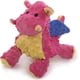 thumbnail image 1 of Juguete para perros GoDog Bubble Plush Dragons Squeaky Chew Guard Coral, 1 of 9