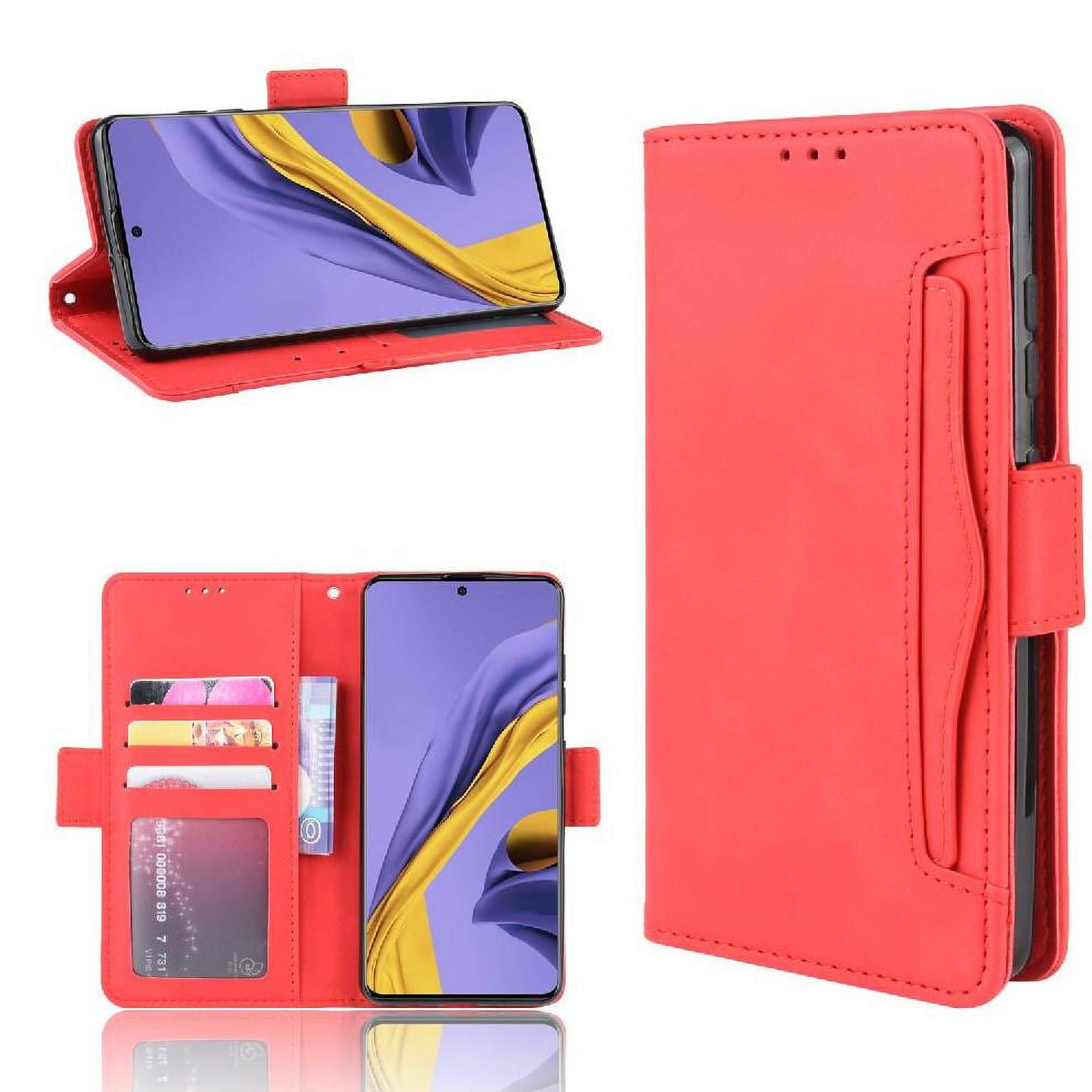 Funda Tipo Billetera Foxdock Para Samsung Galaxy A51 5G – Tapa Flip Con Tarjetero