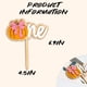 thumbnail image 2 of Cake Topper Upfirst Wooden Pumpkin One, tema de Halloween, 2 of 7