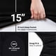 thumbnail image 3 of Sábana ajustable Utopia Bedding Queen Soft de microfibra negra, 3 of 8