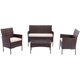 thumbnail image 1 of Juego Terraza Rattan 4 piezas cafe, 1 of 2