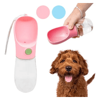 Genérico - Dispensadora De Agua Portátil Para Mascotas 258Ml Color Rosa