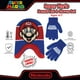 thumbnail image 2 of Set de gorro de invierno y guantes para niños Nintendo Super Mario de 4 a 7 años, 2 of 3