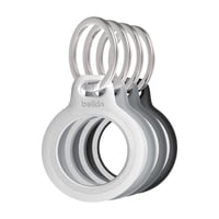 Soporte Para Airtag Belkin Reflective Secure Con Llavero, Paquete De 4