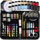 thumbnail image 1 of Kit de costura ARTIKA para adultos y niños con 142 piezas y funda, 1 of 8