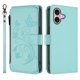 thumbnail image 2 of Funda Cartera Mariposa para [iPhone 16 Plus] con Soporte y Cremallera Verde menta, 2 of 6