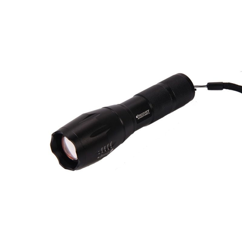 Discovery - Linterna Led Con Zoom Ajustable