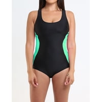 Samia - Traje De Baño Verde Con Espalda Tipo Nadador