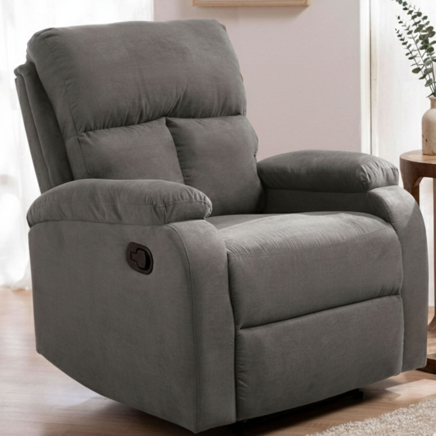 Daniels - Berger Reclinable Moderno Matheus De Lino Gris