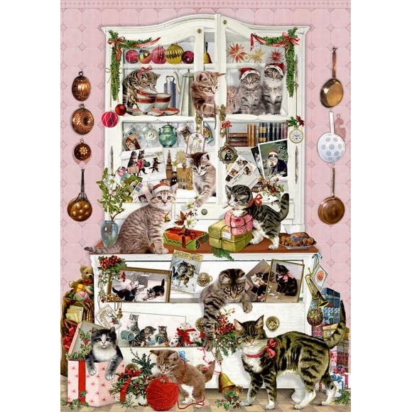 Calendario de Adviento de Alison Gardiner Designs, gatos tra