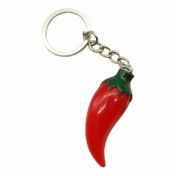Llavero Ají Picante, Llavero Entretenido Aji, Llavero Simple Rojo