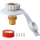 thumbnail image 2 of Brida de agua RV Water Inlet EXCELFU de 7,5 cm de latón para ciudad, 2 of 7