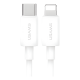 thumbnail image 1 of Cable para lightning 30w para iphone 8 a 14 largo 1 Blanco, 1 of 3