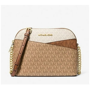 Cartera Michael Kors Jet Set Travel M Crossbody Bag, Color Camel Multi