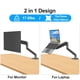 thumbnail image 2 of Soporte para portátil MOUNTUP para portátil de 14 a 17 pulgadas y monitor de 32 pulgadas, 2 of 9