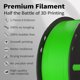 thumbnail image 2 of Filamento PLA Miailuy 1,75 mm Verde 1 kg +/-0,02 mm, 2 of 6
