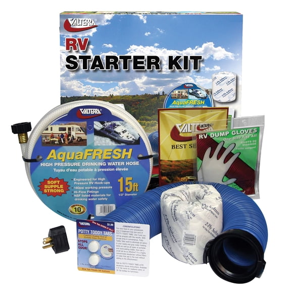 Kit de Inicio de Accesorios para RV Valterra K88101 con Potty Toddy