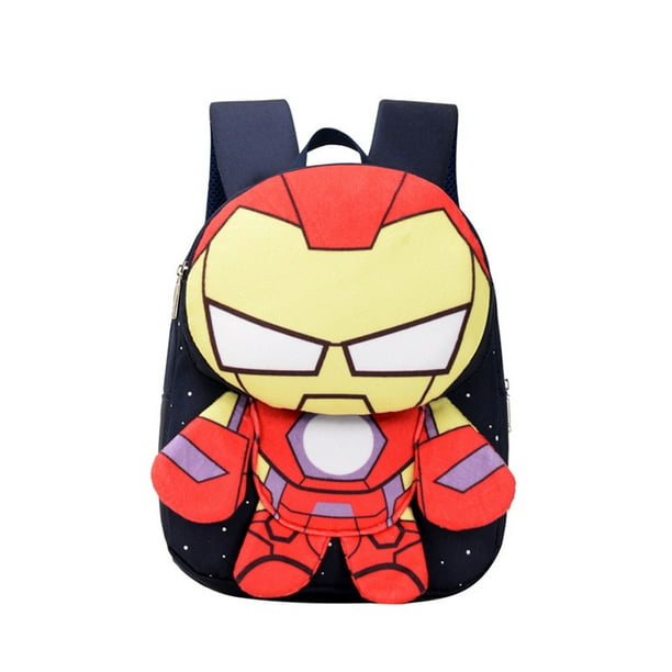 Disney Spiderman Backpacks Super Heroes Student School Bag Cartoon 3d Stereo Kindergarten Backpack Children's Travel Bag Gift
