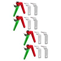 Magideal - Abrazadera De Fijación De Cajón Abrazadera De Instalación Frontal De Cajón Tipo Prensa Abrazadera De Cajón Profesional Eficiente Plantilla De Herrajes 4 Juegos