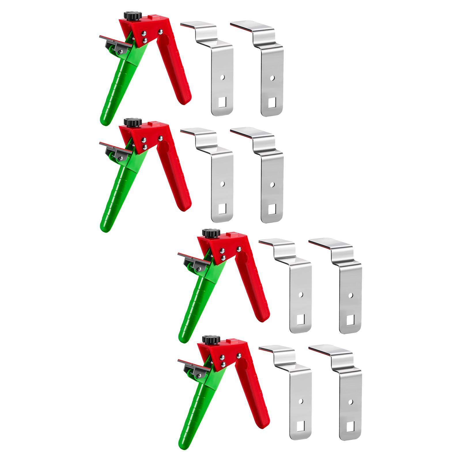 Magideal - Abrazadera De Fijación De Cajón Abrazadera De Instalación Frontal De Cajón Tipo Prensa Abrazadera De Cajón Profesional Eficiente Plantilla De Herrajes 4 Juegos