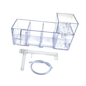 Ioensy - Caja De Filtro Para Acuario Accesorios Para Peceras Caja De Filtro Para Peceras Ligera Y Silenciosa Manguera Húmeda Y Seca