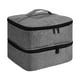thumbnail image 3 of Bolsa De Transporte, Bolígrafos Con Puntos, Capacidad Para 30 Botellas, Estuche Organizador De Esmalte De Uñas De Viaje, Color Gris, 3 of 3