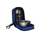 thumbnail image 1 of XmhyTop Camping Equipo de senderismo Camping Cuencas Placas de mesa al aire libre Portable Acero inoxidable Placas de mesa Bolsa de picnic Camping Turismo Conjunto de cubiertos de viajes Azul oscuro, 1 of 4