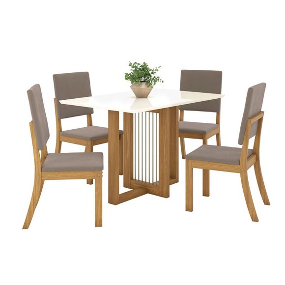 Comedor 4 Sillas Lana