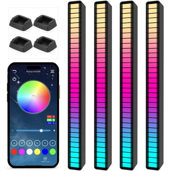 Control de sonido recargable Soulpunk RGB con luz ambiental LED