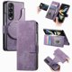 thumbnail image 1 of Funda Billetera Magnética para Samsung Galaxy Z Fold 3 Soporte Tarjetas Desmontable Morado, 1 of 6