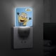 thumbnail image 4 of Los Minions Luz nocturna LED con sensor de anochecer a amanecer para dormitorio, baño, pasillo, escaleras - Lámpara LED nocturna de enchufe, 0.5W - 1 pieza, 4 of 6