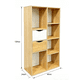 thumbnail image 4 of Estante Librero Minimalista Para Oficina Y Living Organizar De Libros 60x24x120cm, 4 of 5