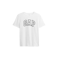 Camiseta Gap Para Niños De Manga Corta Con Logotipo Blanco