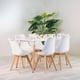 thumbnail image 2 of Comedor Mesa Rectangular Brunell 120x80 Blanca + 6 Sillas Tulip Blanca, 2 of 3