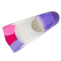 Ioensy - Aletas De Natación Para Niños Aletas De Entrenamiento De Natación De Buceo Cortas Para Principiantes Niñas Niños Violeta S