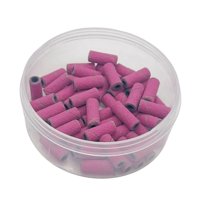Magideal - 50 Mini Bandas De Lijado De Uñas, Herramienta De Manicura, Alta Dureza, Multifuncional, Pulido De Uñas Para Pulidores De Uñas Con Cojinetes De 3,1 Mm, Rojo 240
