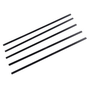 Magideal - Tiras De Fibra De Carbono De 5 Piezas, Resistencia A La Corrosión Resistencia Al Varillas De Fibra De Carbono De Baja Densidad Para Aviones , 1X5X400Mm