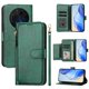 thumbnail image 1 of Funda Billetera Cremallera para TCL 60 XE NxtPaper 5G con Porta Tarjetas, Soporte y Correa Verde, 1 of 5