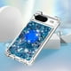 thumbnail image 4 of Funda Para Google Pixel 8 Con Brillo Líquido, Protección Completa Y Soporte De Anillo Giratorio, 4 of 4