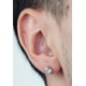 thumbnail image 2 of Aros LS2167-4/1 Lotus Style Hombre Mens Earring, 2 of 3