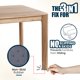 thumbnail image 5 of Nivelador para muebles Stable the Table, paquete de 6, gris, cuadrado, 5 of 7