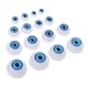 thumbnail image 2 of 16 piezas de ojos redondos de plástico ojos azules azules para la fabricación de juguetes de oso de mu?eca, 2 of 5