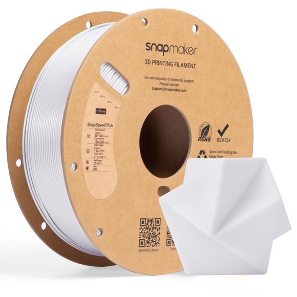 Filamento PLA Snapmaker 1 kg (2,2 lb) Cool White con RFID