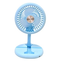 Mini Ventilador Mesa Portátil Recargable Tecnolab Tl670Bl