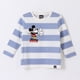 thumbnail image 1 of Polera Manga Larga Niño Rayas Mickey Mouse Azul Disney, 1 of 3