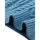 thumbnail image 5 of INSPIRE CHIC Suéteres de Punto de Mujer con Cable de Manga Larga Cuello Redondo Tejido XS Gris Azul, 5 of 6