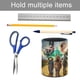 thumbnail image 5 of El Mago de la Ciudad Esmeralda-theme Cylinder Pen Holder Pencil Organizer with Flannel Lining PVC Leather Material Cardboard Base for study work 10*8CM, 5 of 6